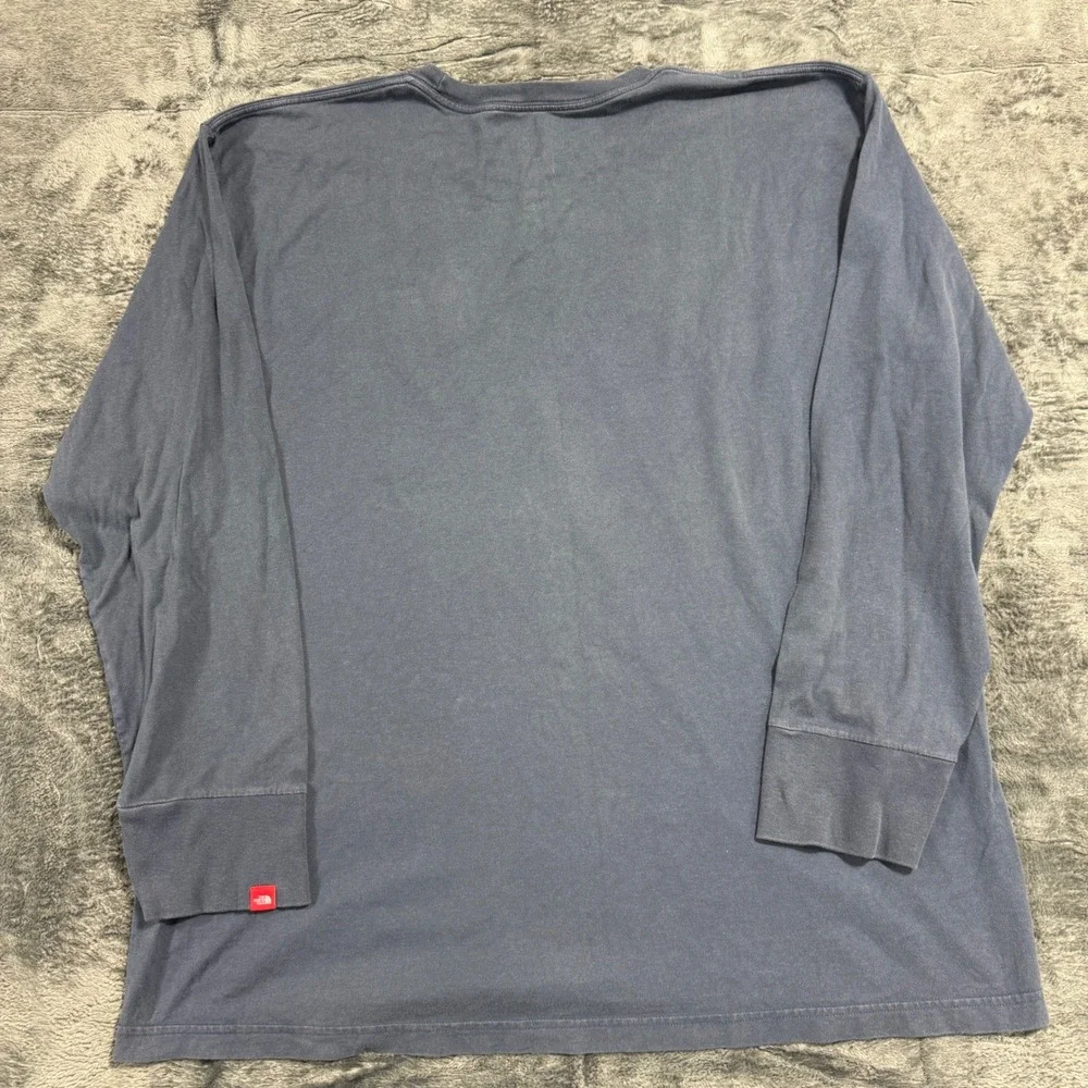 The‎ North Face Graphic T-Shirt Mens XL Blue Pack Climb Ski Long Sleeve Fall 09
